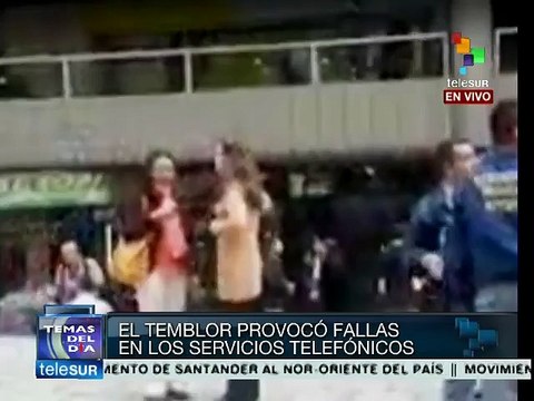 Colombia: evalúan daños tras fuerte temblor de 6.6 grados Richter