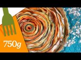 Recette de Tarte fleur courgette-carotte - 750 Grammes