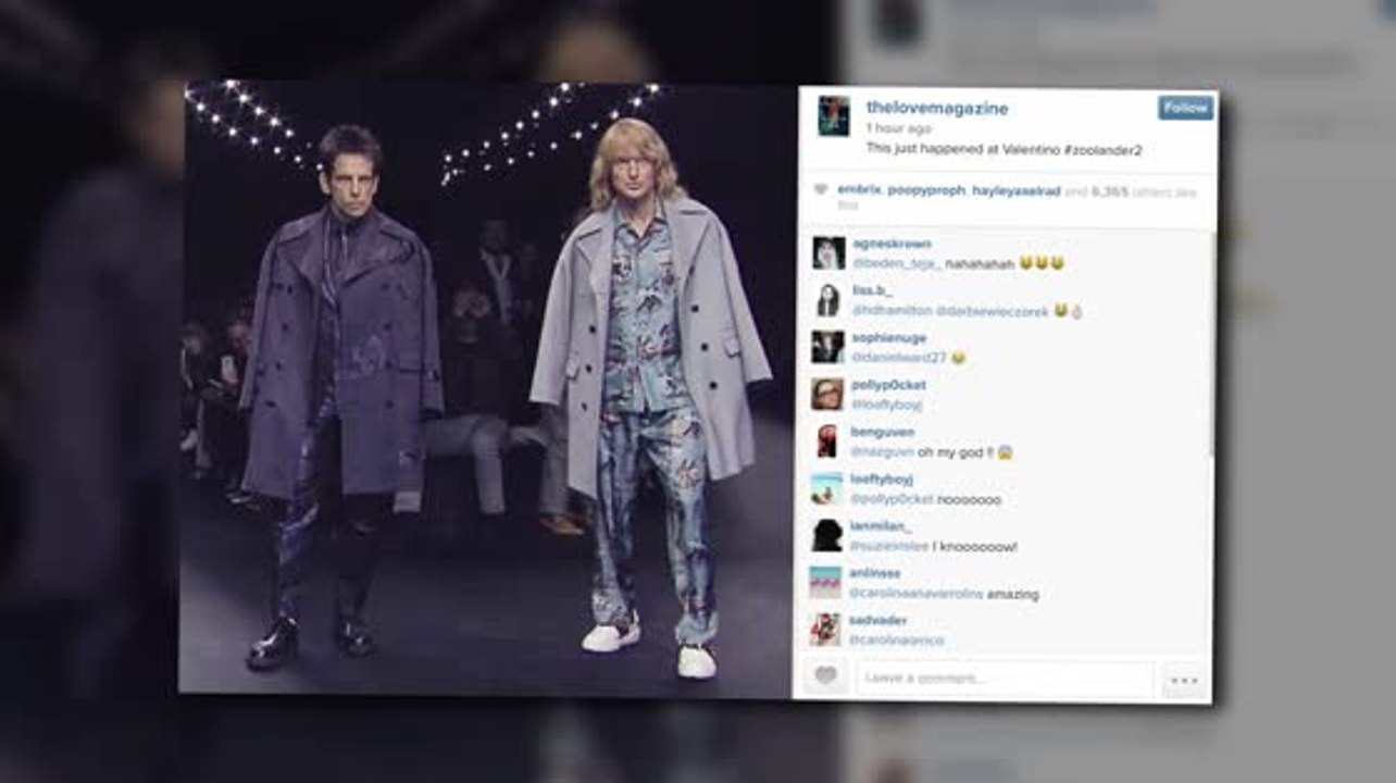 Owen Wilson & Ben Stiller Announce Zoolander 2 At Paris Fashion Week