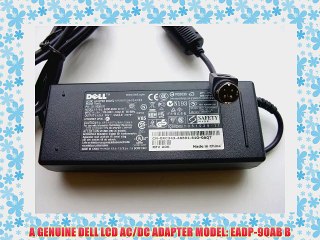 *GENUINE* DELL EADP-90AB B EADP-90FB R0423 LCD POWER ADAPTER 20V 4500mA RC343 2001FP 4 PIN