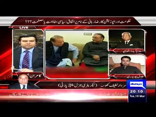 On The Front (Raza Rabbani Is A Reputable Politician But PTI Will Not Vote For Him- Imran) – 10th March 2015