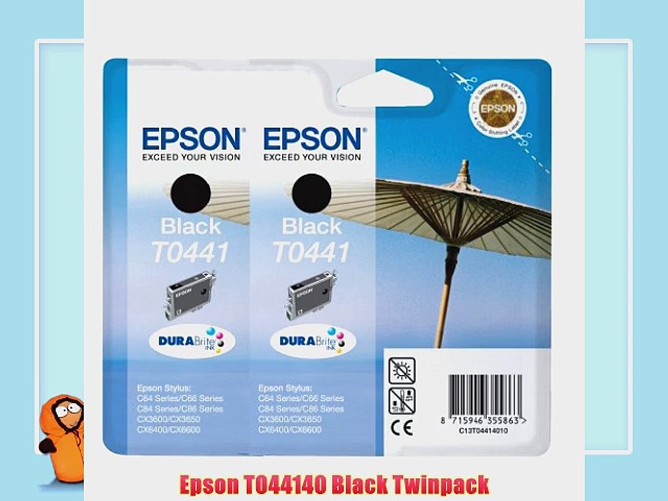 Epson T044140 Black Twinpack