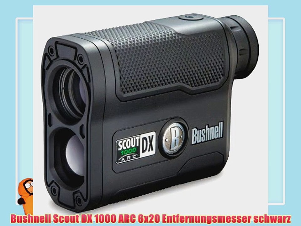 Bushnell Scout DX 1000 ARC 6x20 Entfernungsmesser schwarz