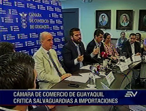 Cámara de Comercio de Guayaquil critica salvaguardias a las importaciones