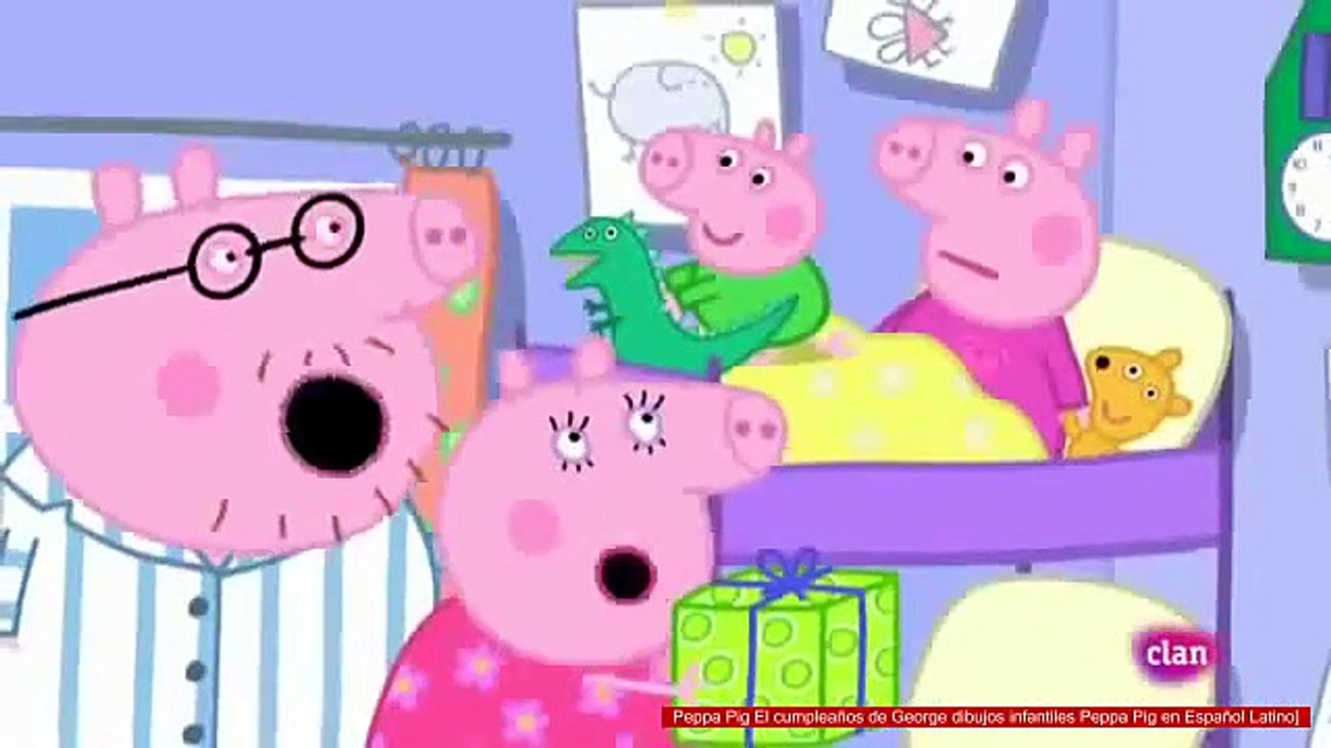 Peppa Pig El cumpleaños de George dibujos infantiles Peppa Pig en Español  Latino] - video Dailymotion