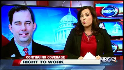 Gov. Walker signs right-to-work bill