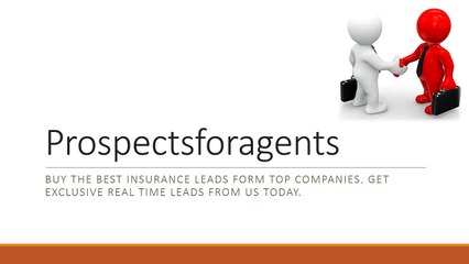 Buy best exclusive leads for insruance agents online