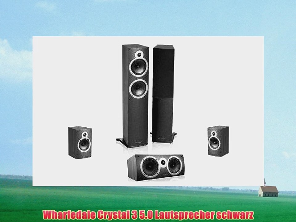 Wharfedale Crystal 3 5.0 Lautsprecher schwarz
