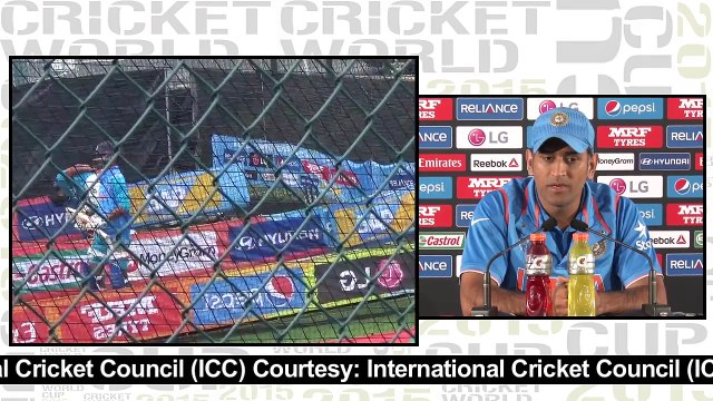 Dhoni reacts on Shikhar Dhawans 100 vs Ireland