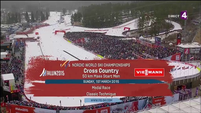 ChM ski nordique, ski de fond, 50km H, 1er mars 2015 - les 30 premiers kilomètres