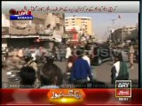 Aerial firing by rangers at Mukka Chowk