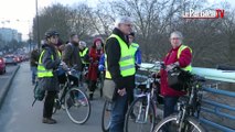 Pont d'Argenteuil : les cyclistes réclament plus de sécurité