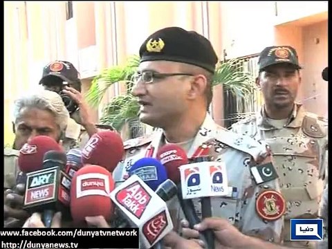 Dunya news- Rangers raid MQM headquarters Nine-Zero, arrests target killers