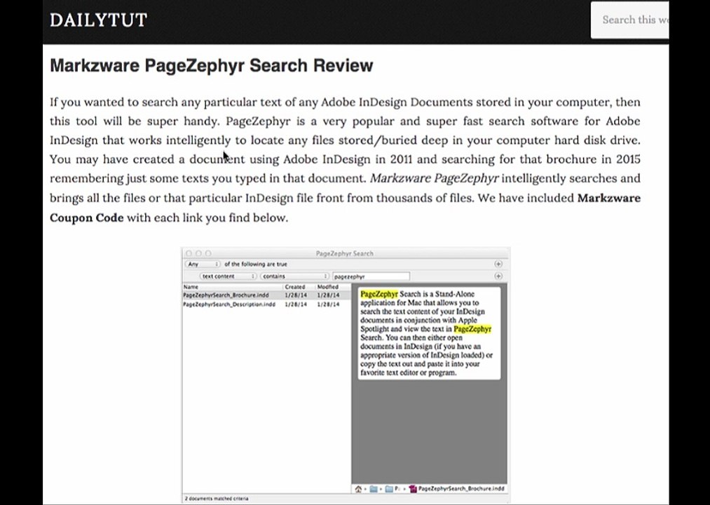 Markzware Pagezephyr Coupon Codes