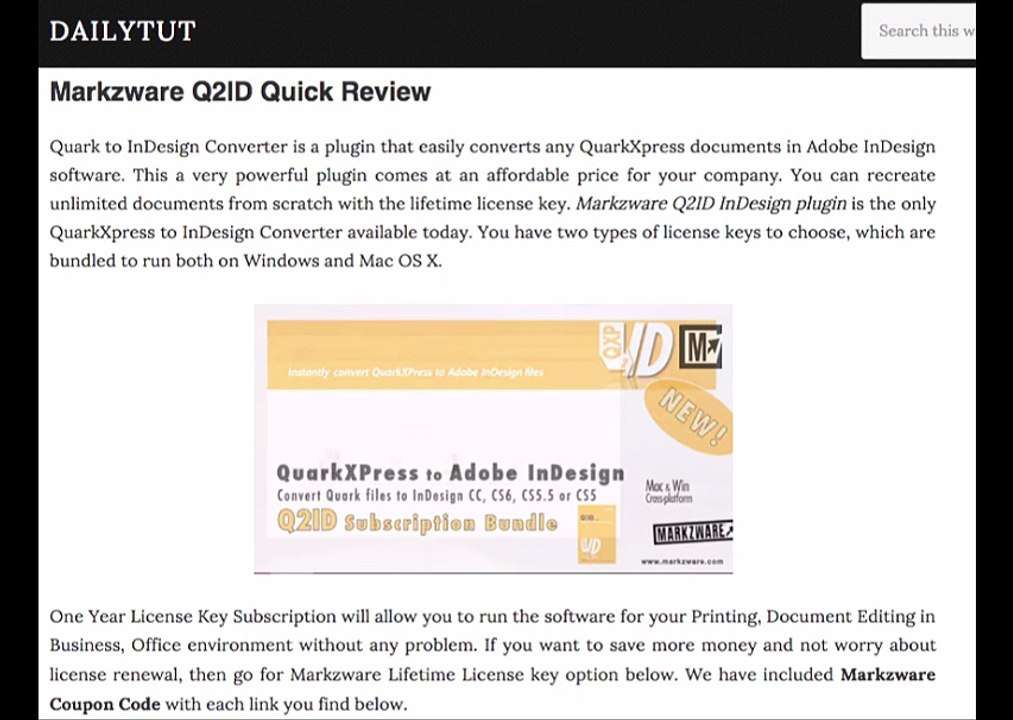 Markzware Q2ID Coupon Codes