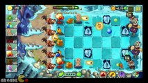 Plants vs Zombies 2 Frostbite Cave Day 12 Hyno Sloth Gargantuar