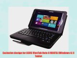 IVSO KeyBook Bluetooth Keyboard Case for ASUS VivoTab Note 8 M80TA Windows 8.1 Tablet - with