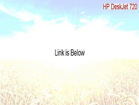 HP DeskJet 720/722 Series Driver (Windows 95/98) Cracked [hp deskjet 7200]