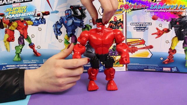 Red Hulk / Czerwony Hulk - Super Hero Mashers - Marvel - Hasbro - A8902 A6833 - Recenzja