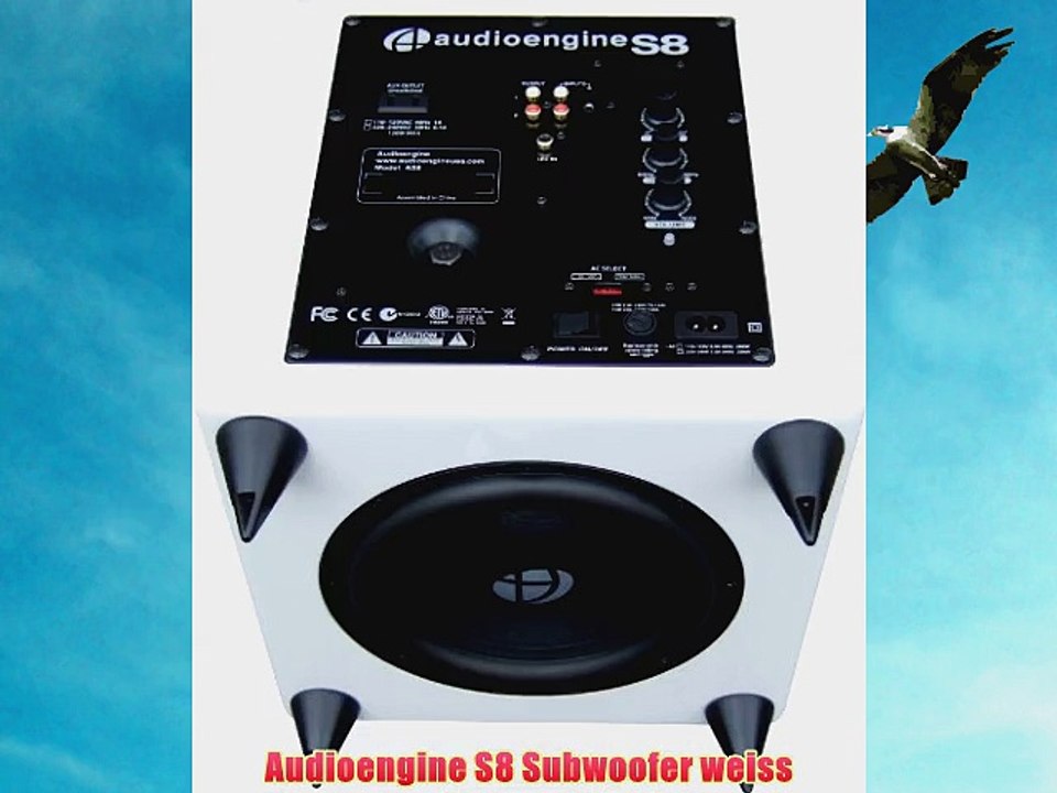 Audioengine S8 Subwoofer weiss