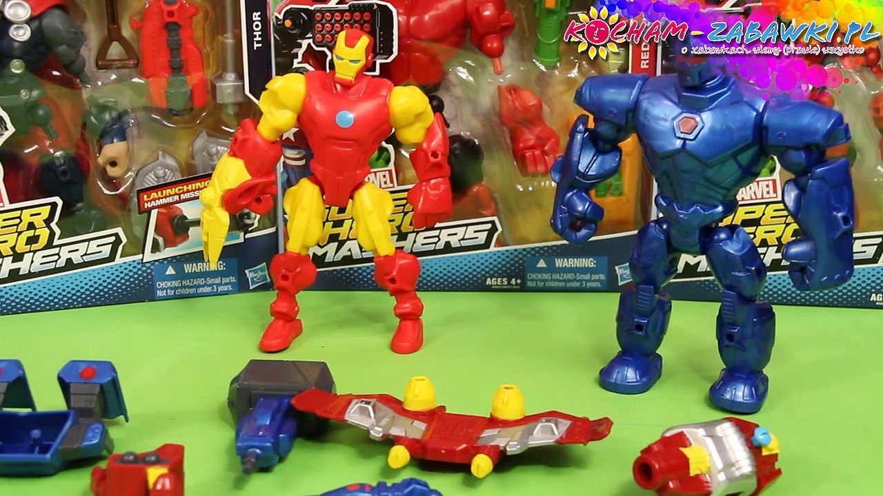 Iron Man vs. Iron Monger - Mash Pack - Super Hero Mashers - Marvel - Hasbro - A9530 A8159 - Recenzja