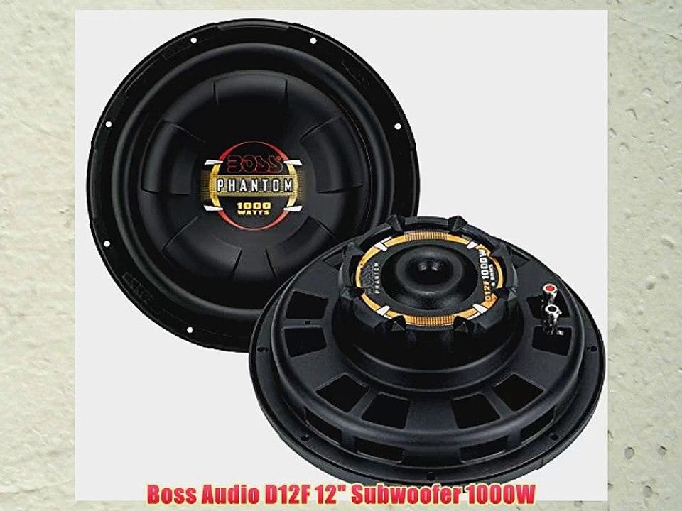 Boss Audio D12F 12 Subwoofer 1000W