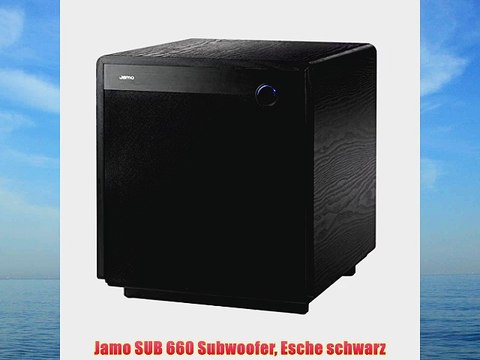 Jamo SUB 660 Subwoofer Esche schwarz