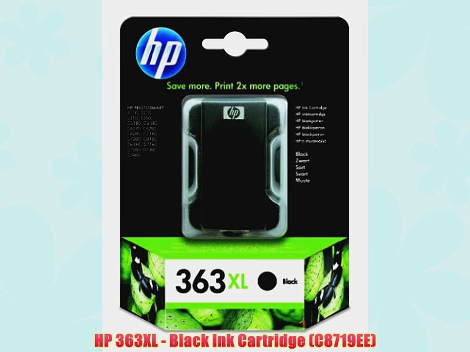 HP 363XL - Black Ink Cartridge (C8719EE)