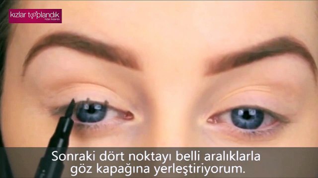 En Kolay Eyeliner Çekme Yöntemi
