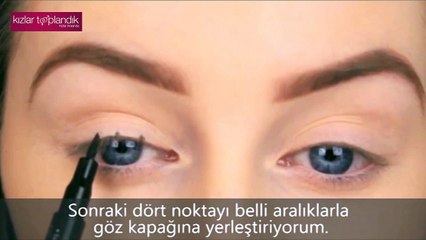 En Kolay Eyeliner Çekme Yöntemi