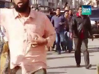 MQM stage protest against worker killing