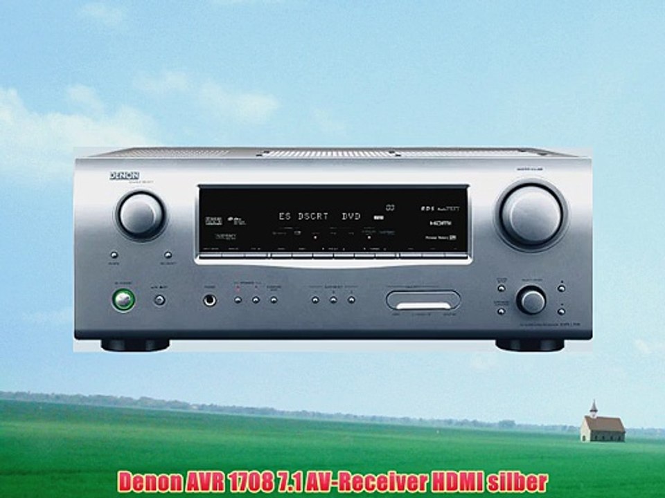 Denon AVR 1708 7.1 AV-Receiver HDMI silber
