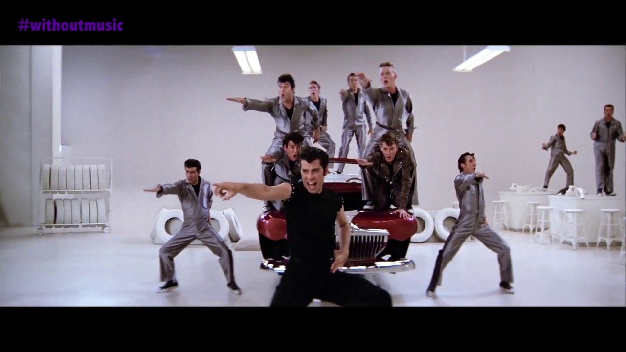 GREASE Musicless video Greased Lightning without music Vidéo