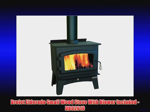 Drolet Eldorado Small Wood Stove With Blower Included - DB02610