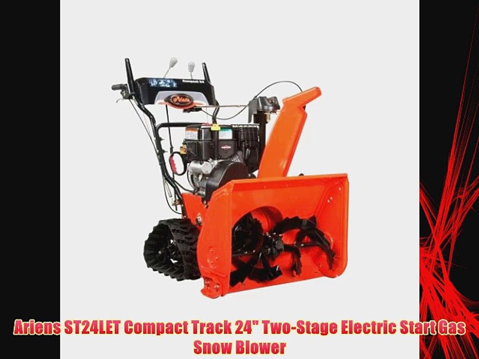 Ariens ST24LET Compact Track 24 Two-Stage Electric Start Gas Snow Blower