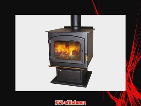 Drolet Myriad High-Efficiency Wood Stove - 85000 BTU Model# DB03050