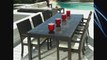 Outdoor Wicker Patio Furniture New Resin 7 Pc Dining Table Set with 6 Chairs