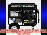 DuroMax XP10000EH 18HP Dual Fuel Propane/Gas Powered Portable Electric Start Generator 10000-watt