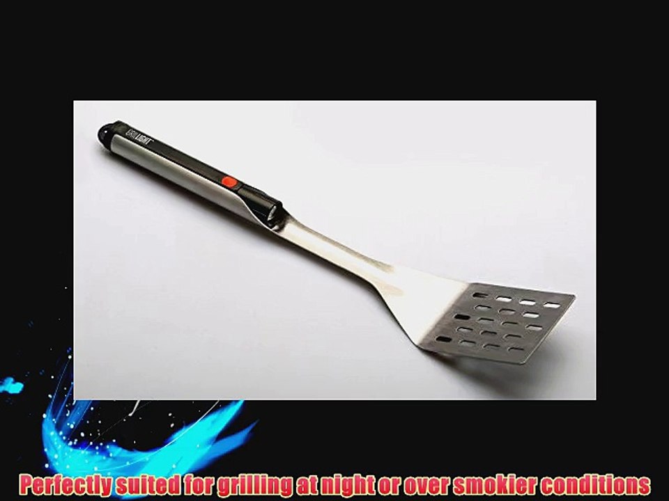 Grillight LED Restaurant Grade Stainless Steel and Dishwasher Safe Lighted Grilling tools (LED