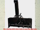 NorTrac 3-Pt. Snow Blower - 72in.W Intake Fits Tractors with 35 to 50 HP Model# BE-SBS72G