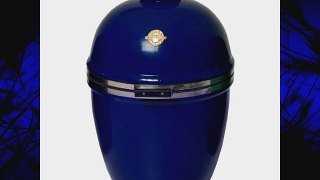 Grill Dome Infinity Series Ceramic Kamado Charcoal Smoker Grill Blue Extra-Large