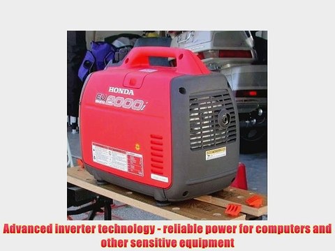 Honda Eu1000 (Eu1000i) Inverter Generator - The Honda Eu1000i Has a Maximum of 1000 Watts/8.3
