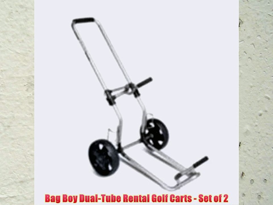 Bag Boy Dual-Tube Rental Golf Carts - Set of 2