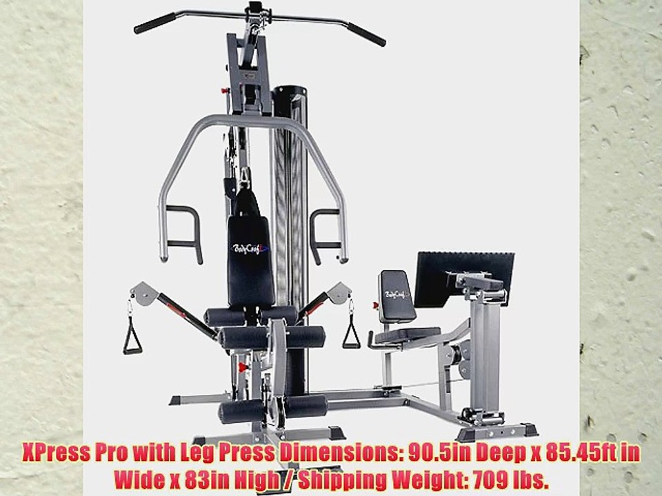 Bodycraft Fitness Xpress Pro Home Gym with Leg Press