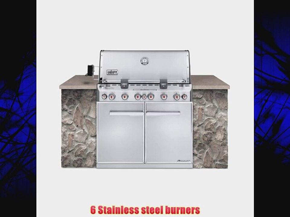 WEBER Summit S-660 Built-In Natural Gas Stainless Steel Grill (7460001)
