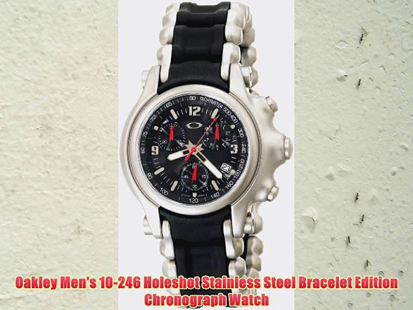 oakley chronograph watch