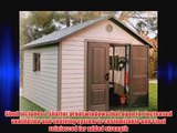 Lifetime 6433 11-by-11-Foot Outdoor Storage Shed with Windows