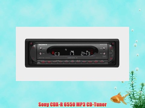 Sony CDX-R 6550 MP3 CD-Tuner