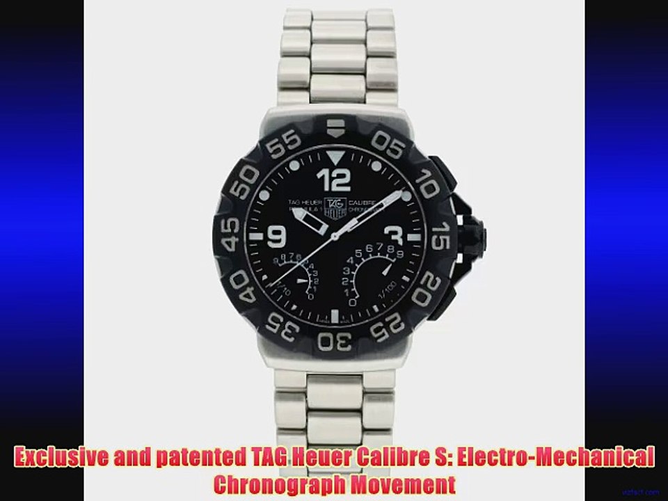 TAG Heuer Men's CAH7010.BA0854 Formula 1 Calibre S 1/100th Chronograph Stainless Steel Watch