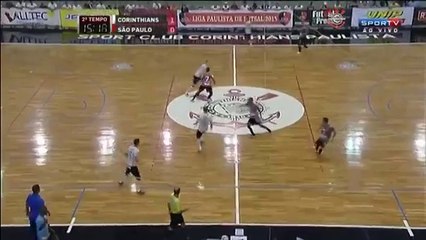 Corinthians 6 x 0 São Paulo - Gols - Liga Paulista de Futsal - 10_03_2015‬ - HD